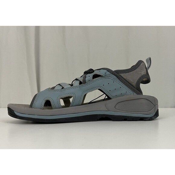 Salomon Tech Revo Women’s Sandal 2004 VTG Granola Girl Sz 8 Light Blue & Gray - Picture 8 of 11